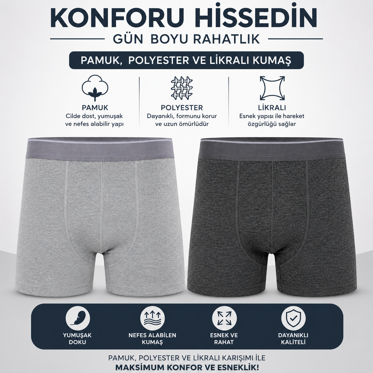 6'LI ERKEK BOXER