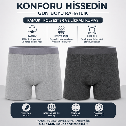 6'LI ERKEK BOXER